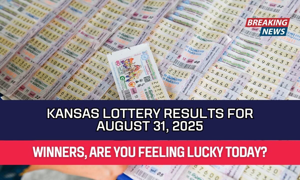 Kansas Lottery Results for August 31, 2025