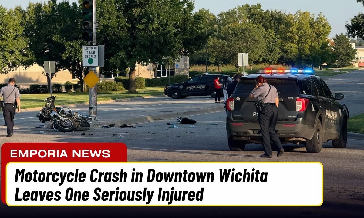 Motorcycle Crash in Downtown Wichita Leaves One Seriously Injured