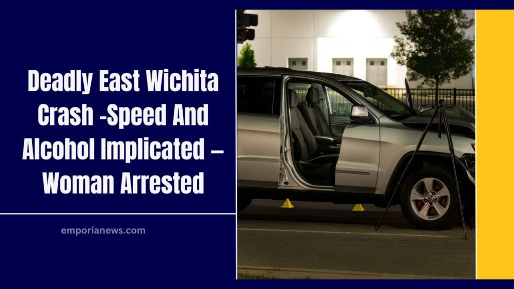 Deadly East Wichita Crash -Speed And Alcohol Implicated — Woman Arrested