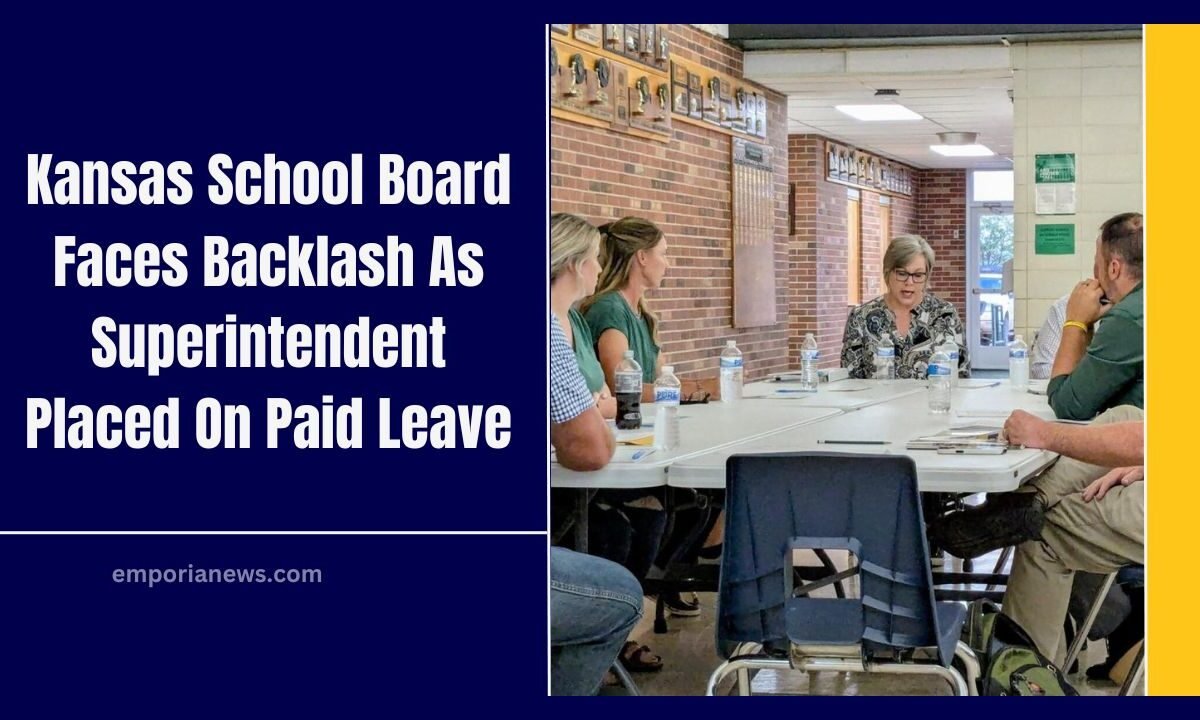 Kansas School Board Faces Backlash As Superintendent Placed On Paid Leave