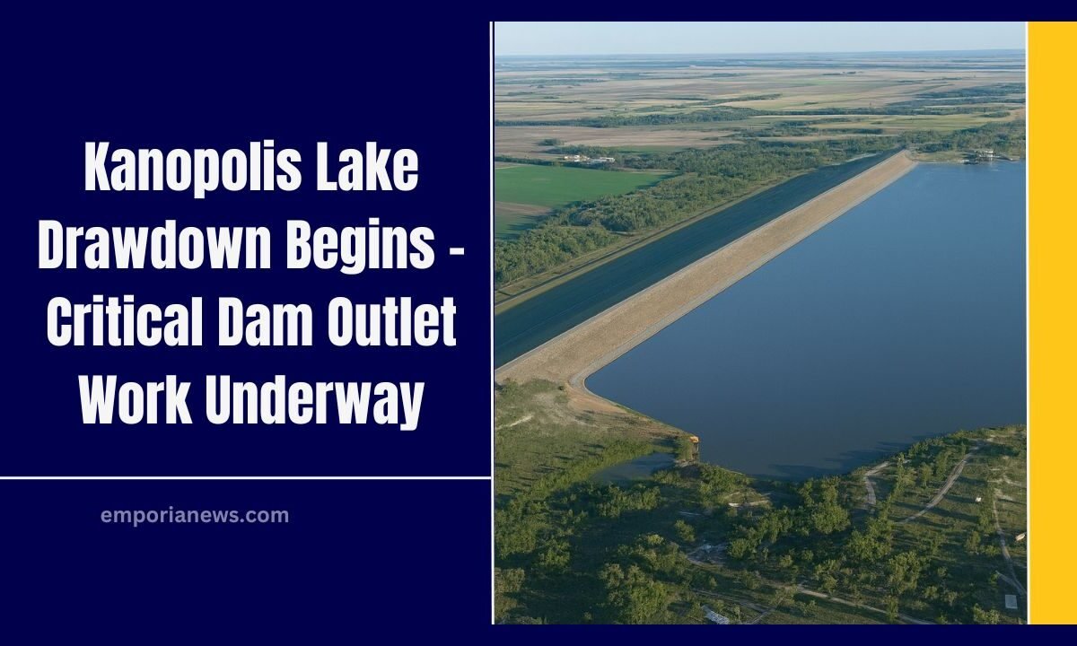 Kanopolis Lake Drawdown Begins - Critical Dam Outlet Work Underway
