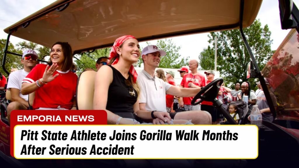 Pitt State Athlete Joins Gorilla Walk Months After Serious Accident
