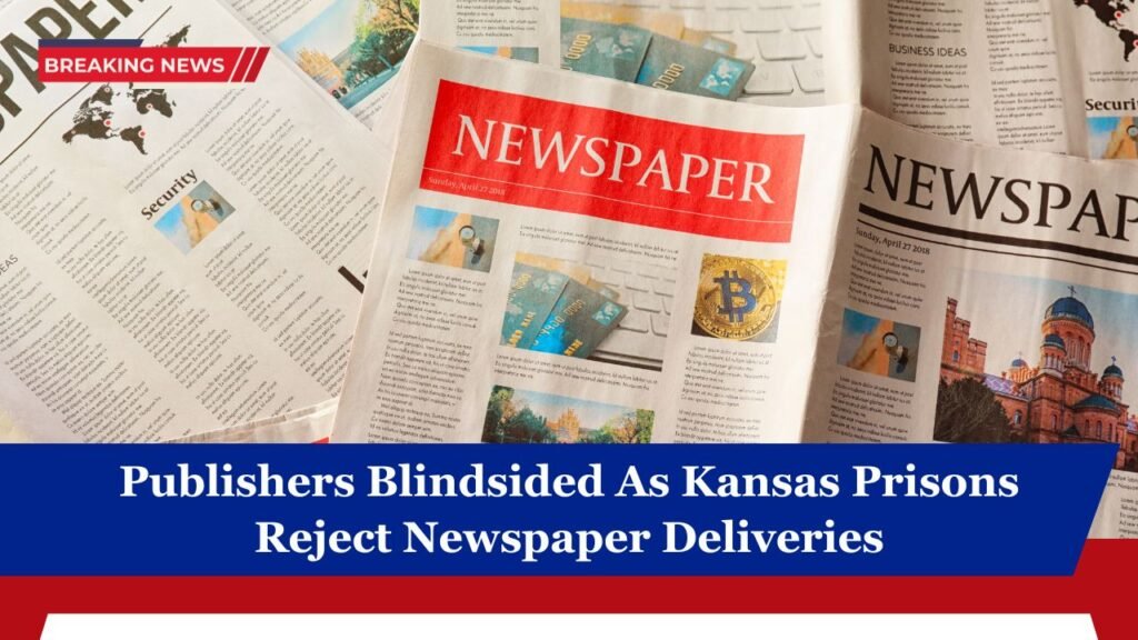 Publishers Blindsided As Kansas Prisons Reject Newspaper Deliveries
