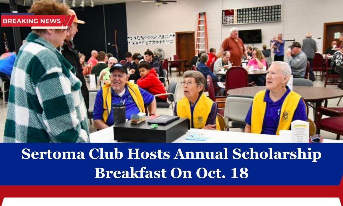 Sertoma Club Hosts Annual Scholarship Breakfast On Oct. 18