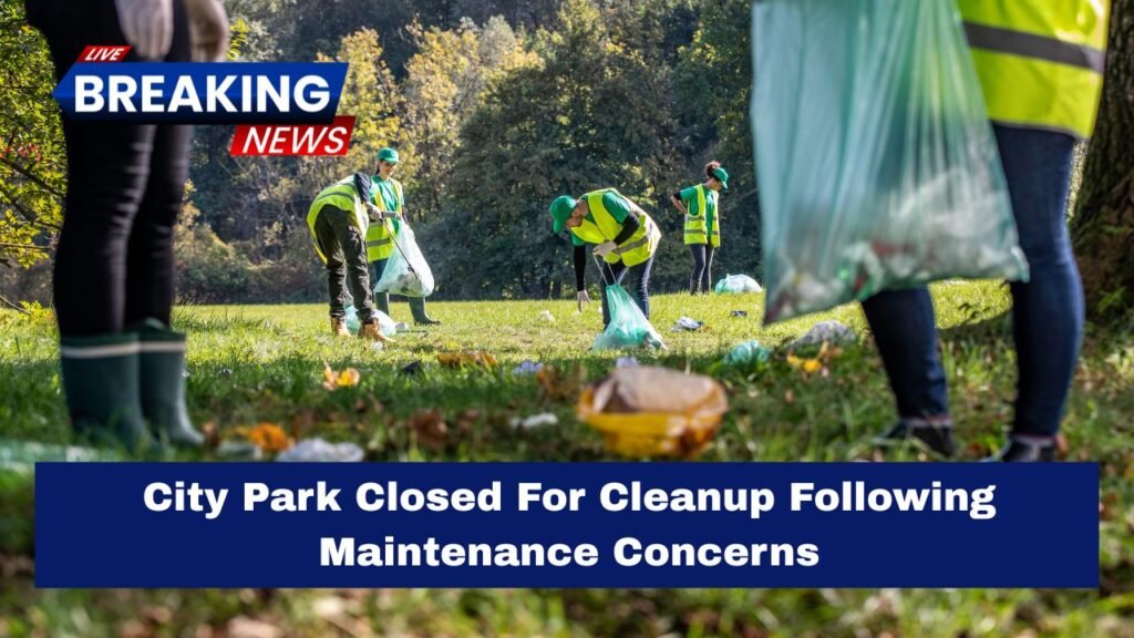 City Park Closed For Cleanup Following Maintenance Concerns