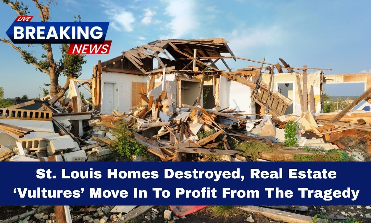 St. Louis Homes Destroyed, Real Estate ‘Vultures’ Move In To Profit From The Tragedy