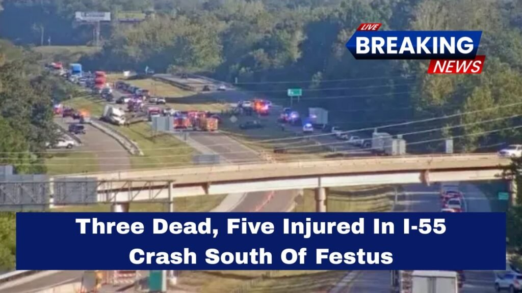 Three Dead, Five Injured In I-55 Crash South Of Festus