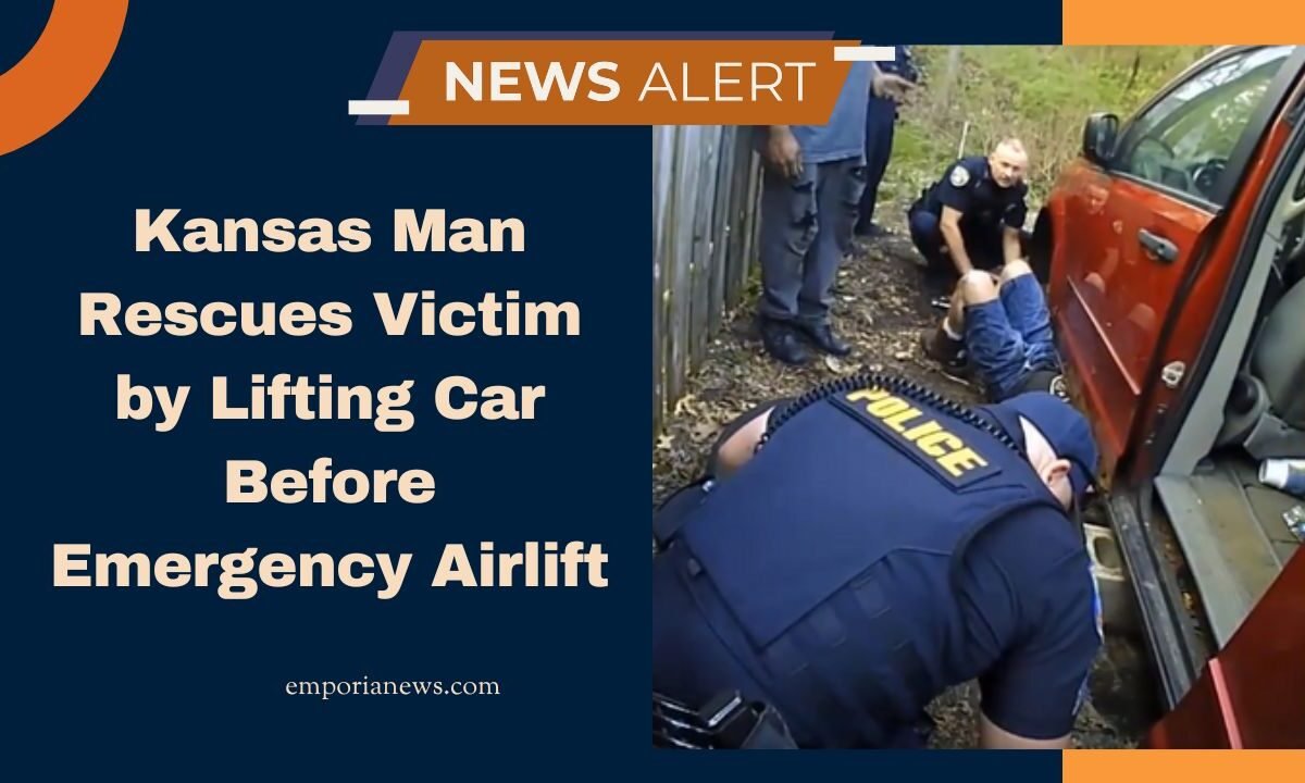 Kansas Man Rescues Victim by Lifting Car Before Emergency Airlift