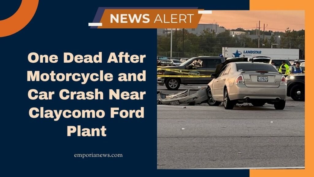 One Dead After Motorcycle and Car Crash Near Claycomo Ford Plant