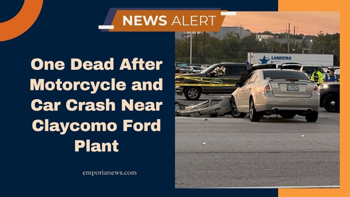 One Dead After Motorcycle and Car Crash Near Claycomo Ford Plant
