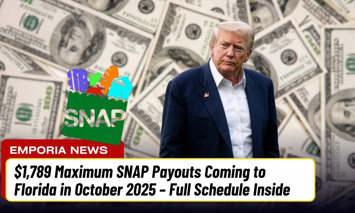 $1,789 Maximum SNAP Payouts Coming to Florida in October 2025 – Full Schedule Inside
