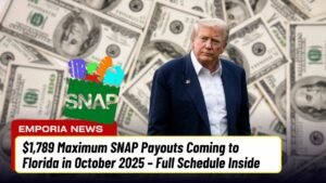 $1,789 Maximum SNAP Payouts Coming to Florida in October 2025 – Full Schedule Inside