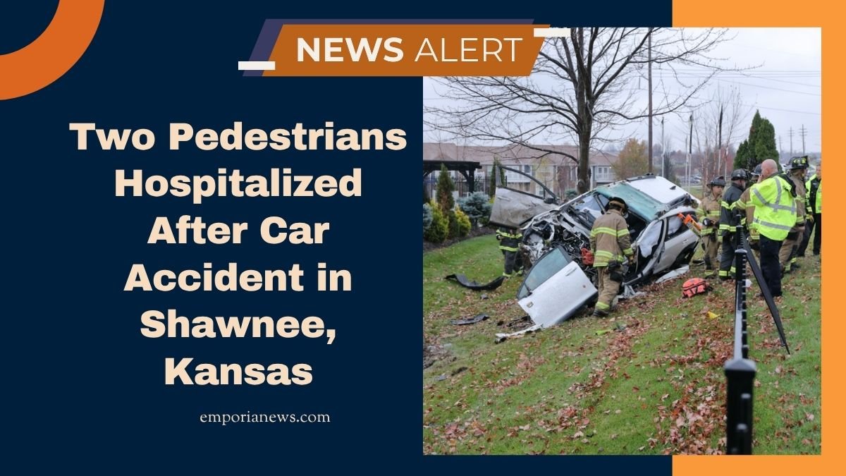 Two Pedestrians Hospitalized After Car Accident in Shawnee, Kansas