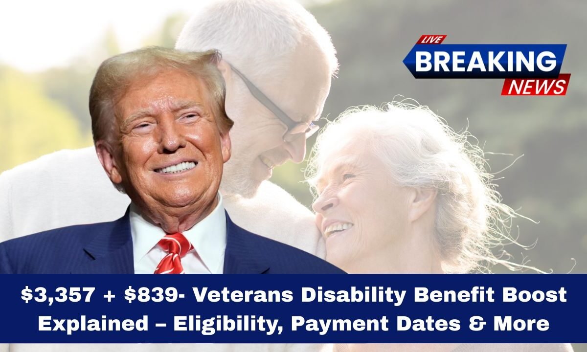 $3,357 + $839- Veterans Disability Benefit Boost Explained – Eligibility, Payment Dates & More