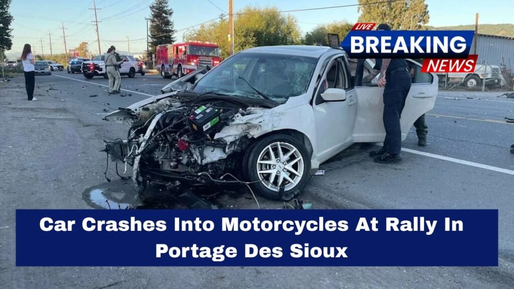 Car Crashes Into Motorcycles At Rally In Portage Des Sioux