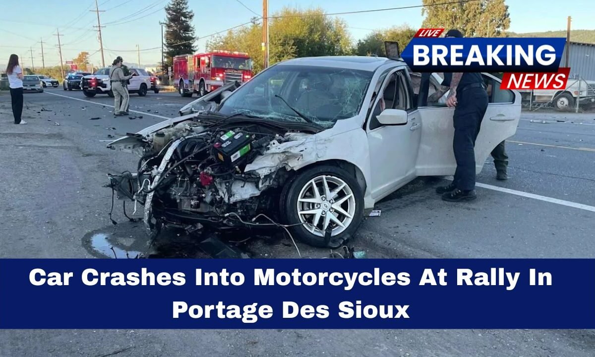 Car Crashes Into Motorcycles At Rally In Portage Des Sioux