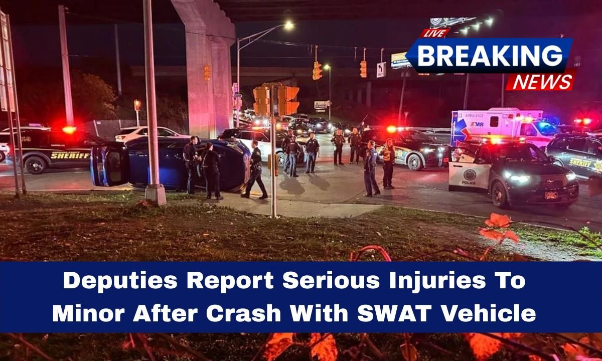 Deputies Report Serious Injuries To Minor After Crash With SWAT Vehicle