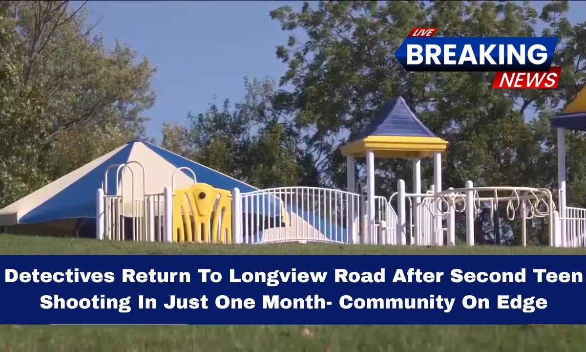 Detectives Return To Longview Road After Second Teen Shooting In Just One Month- Community On Edge