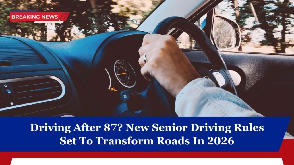 Driving After 87? New Senior Driving Rules Set To Transform Roads In 2026