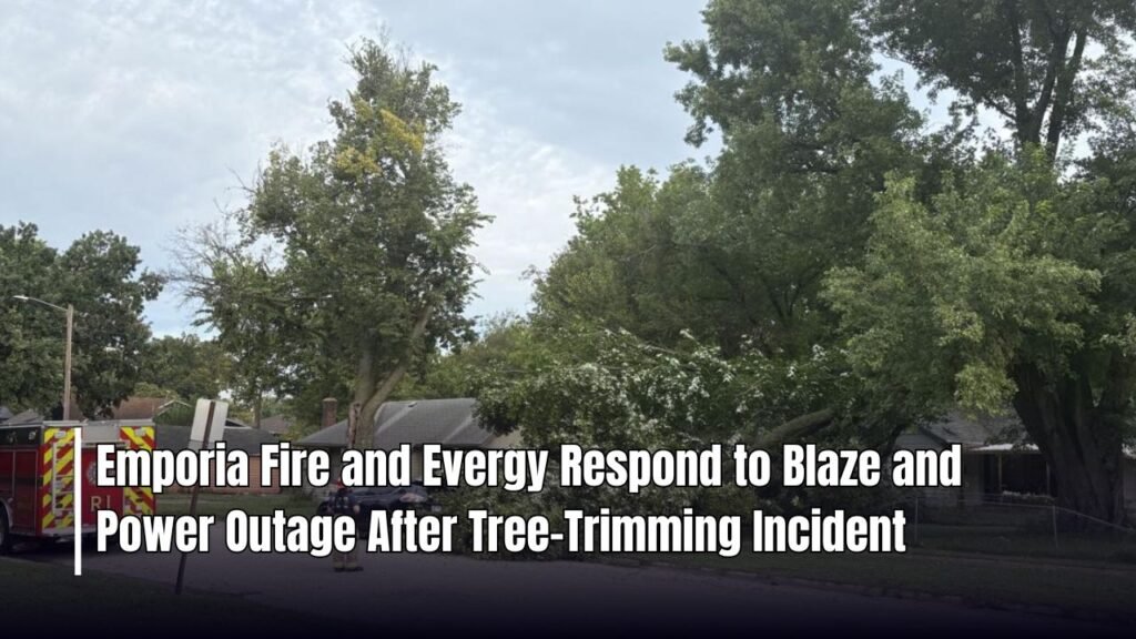 Emporia Fire and Evergy Respond to Blaze and Power Outage After Tree-Trimming Incident