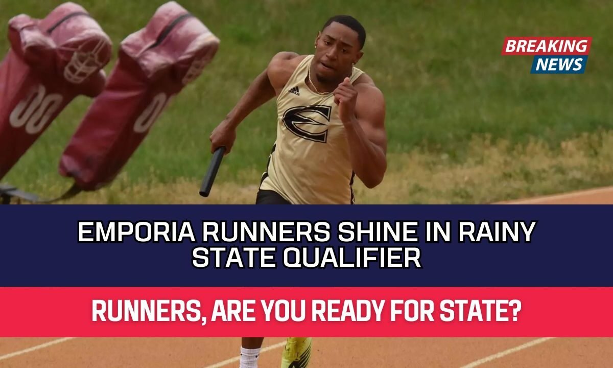 Emporia Runners Shine in Rainy State Qualifier