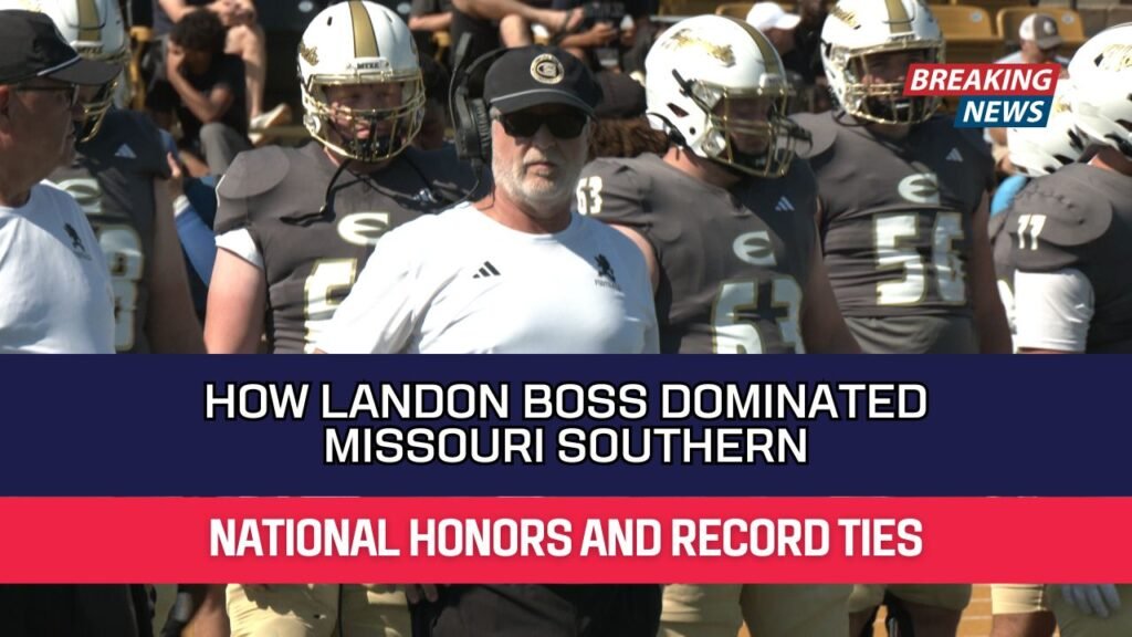 How Landon Boss Dominated Missouri Southern