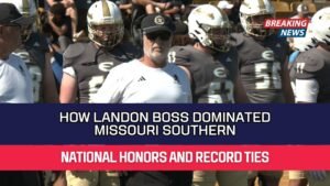 How Landon Boss Dominated Missouri Southern