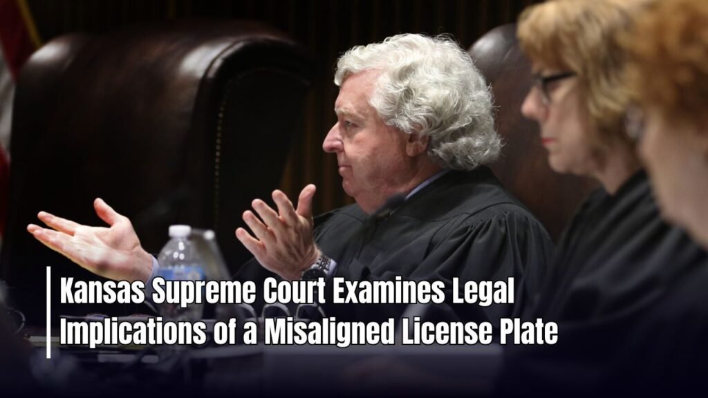 Kansas Supreme Court Examines Legal Implications of a Misaligned License Plate