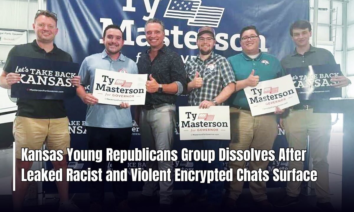 Kansas Young Republicans Group Dissolves After Leaked Racist and Violent Encrypted Chats Surface