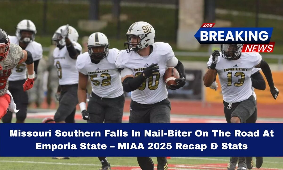 Missouri Southern Falls In Nail-Biter On The Road At Emporia State – MIAA 2025 Recap & Stats