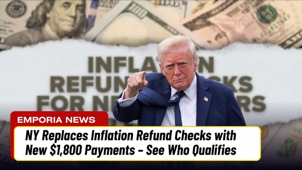 NY Replaces Inflation Refund Checks with New $1,800 Payments – See Who Qualifies