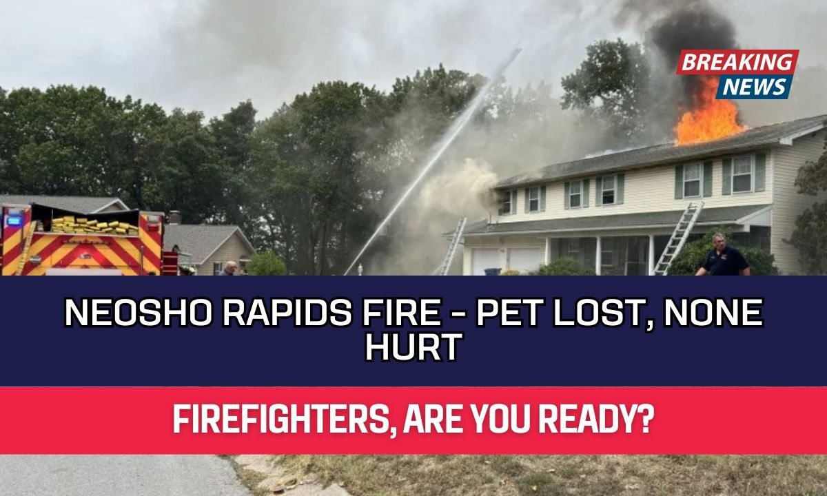 Neosho Rapids Fire - Pet Lost, None Hurt