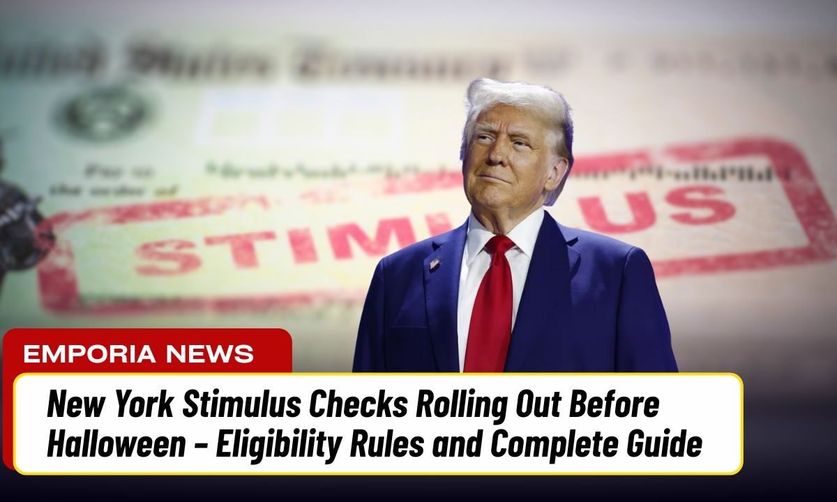 New York Stimulus Checks Rolling Out Before Halloween – Eligibility Rules and Complete Guide