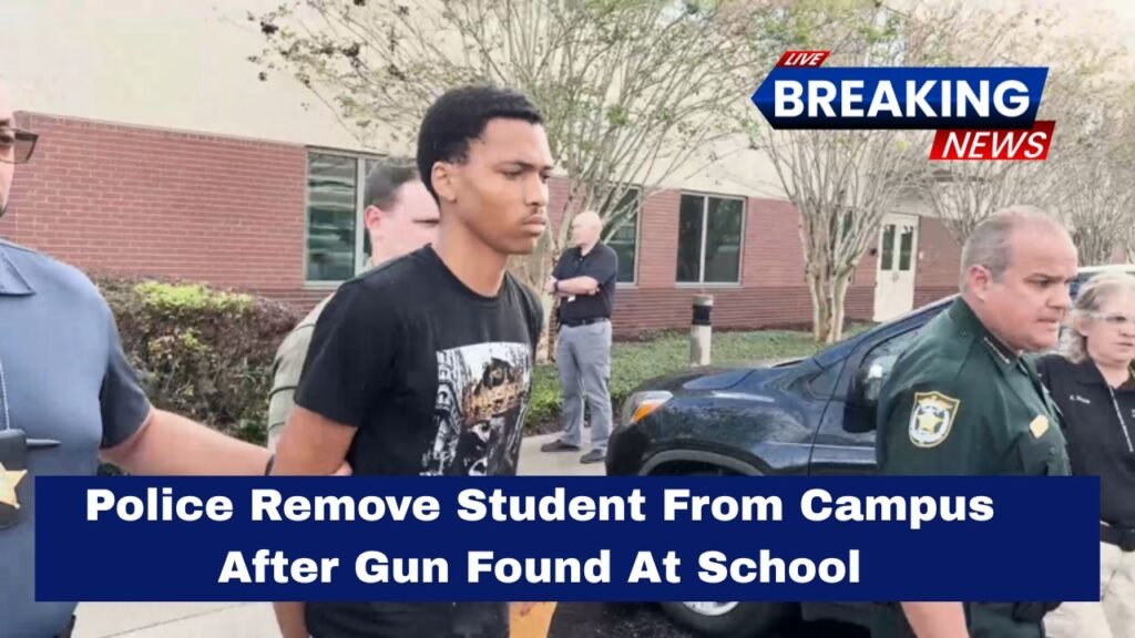 Police Remove Student From Campus After Gun Found At School