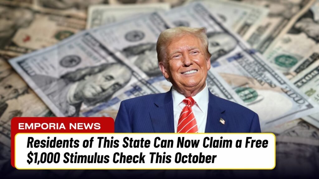 Residents of This State Can Now Claim a Free $1,000 Stimulus Check This October – Check If You Qualify!