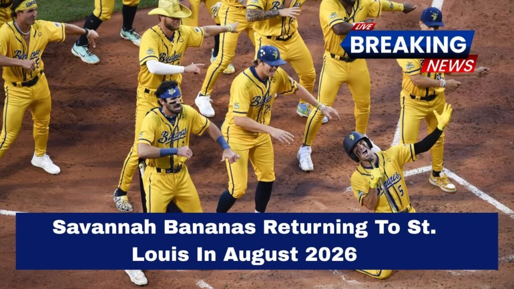 Savannah Bananas Returning To St. Louis In August 2026