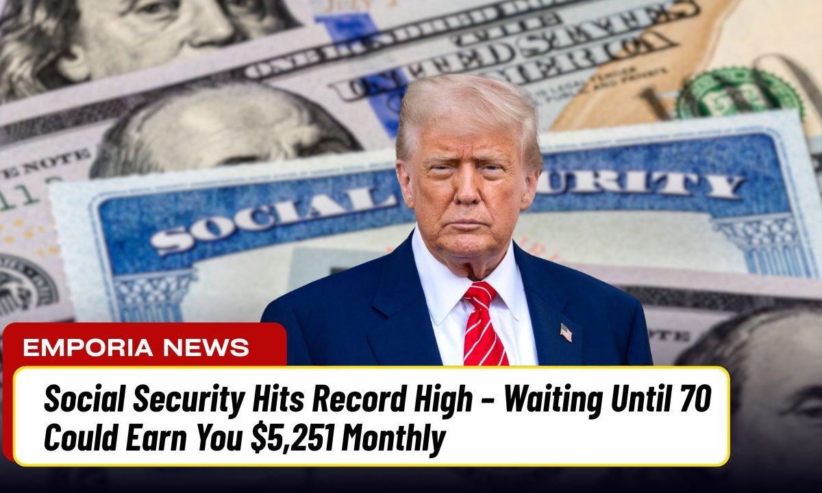 Social Security Hits Record High – Waiting Until 70 Could Earn You $5,251 Monthly