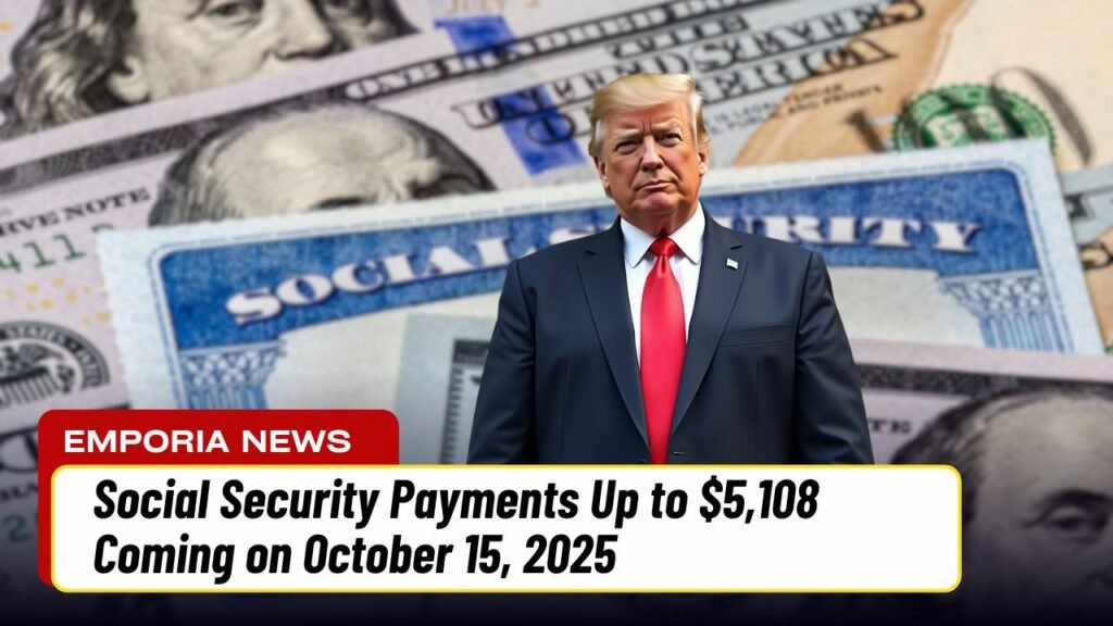 Social Security Payments Up to $5,108 Coming on October 15, 2025 – Check Eligibility and Requirements