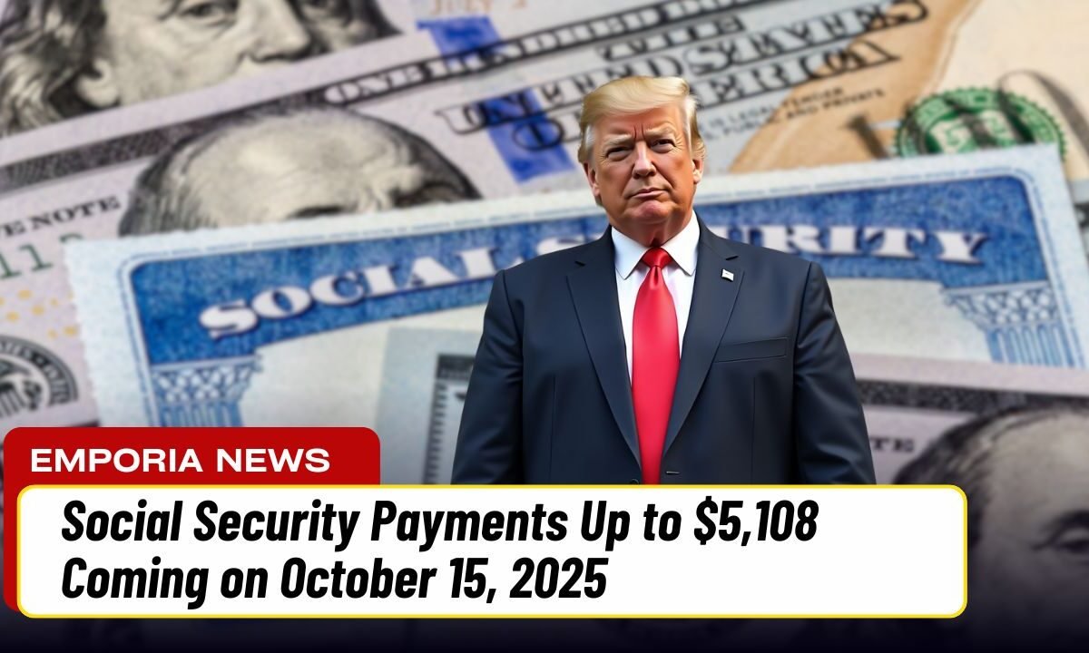 Social Security Payments Up to $5,108 Coming on October 15, 2025 – Check Eligibility and Requirements
