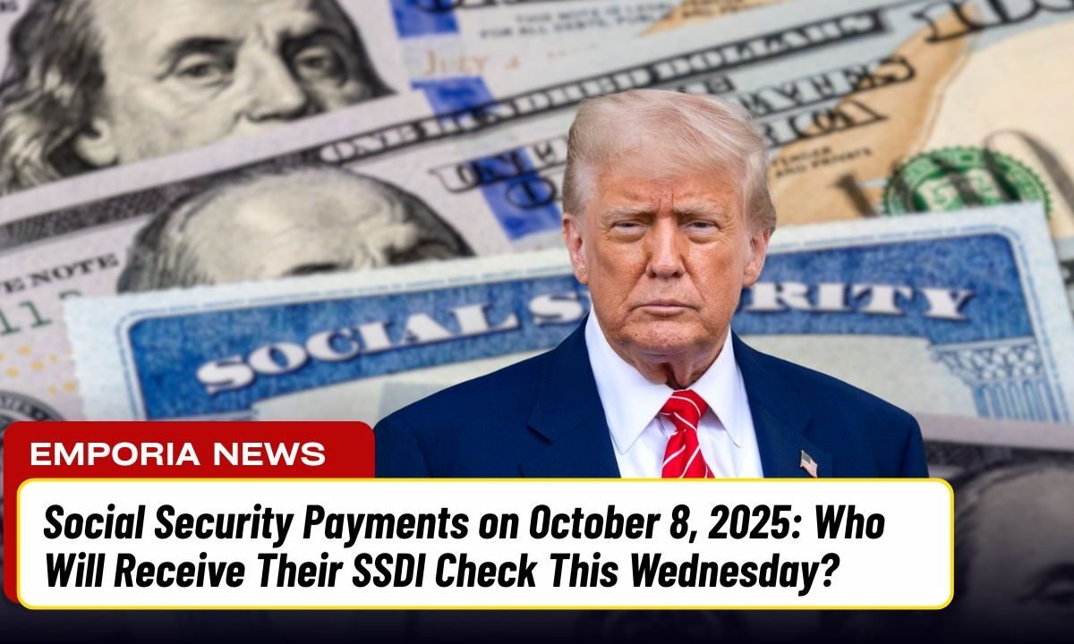 Social Security Payments on October 8, 2025: Who Will Receive Their SSDI Check This Wednesday?