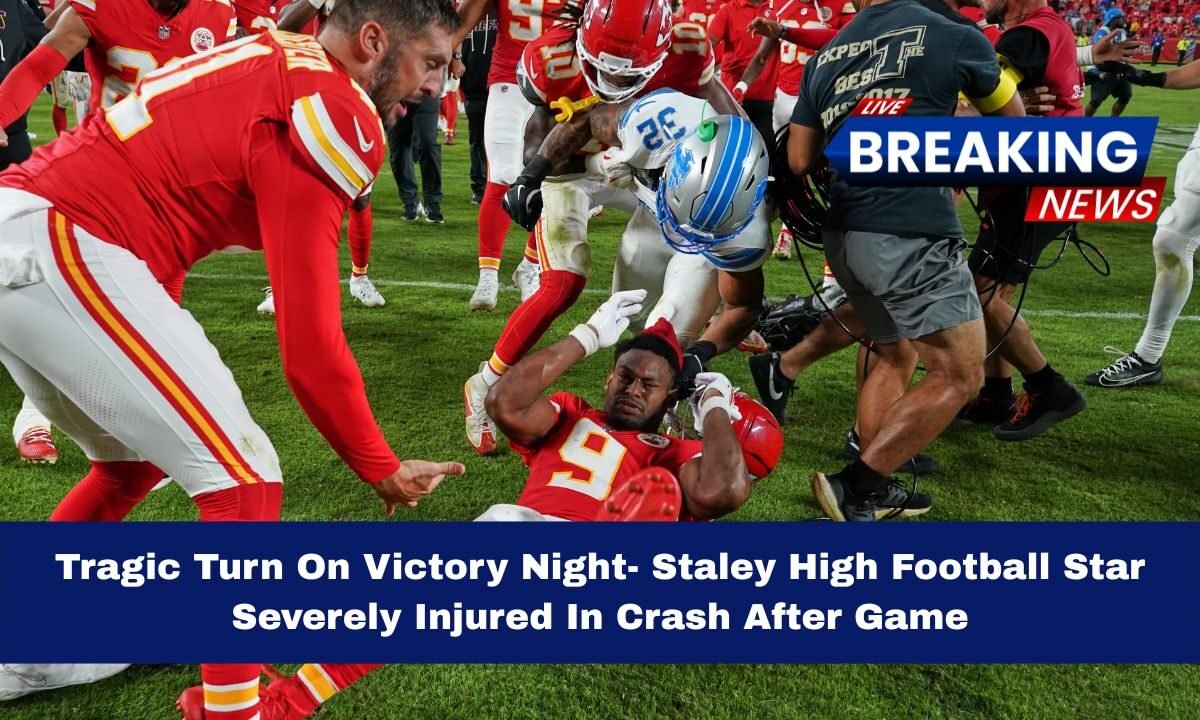 Tragic Turn On Victory Night- Staley High Football Star Severely Injured In Crash After Game