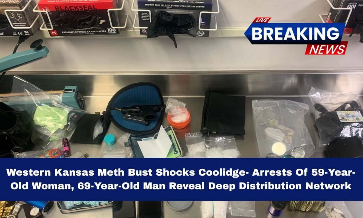 Western Kansas Meth Bust Shocks Coolidge- Arrests Of 59-Year-Old Woman, 69-Year-Old Man Reveal Deep Distribution Network
