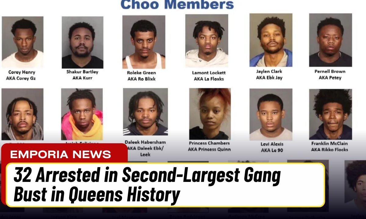 32 Arrested in Second-Largest Gang Bust in Queens History