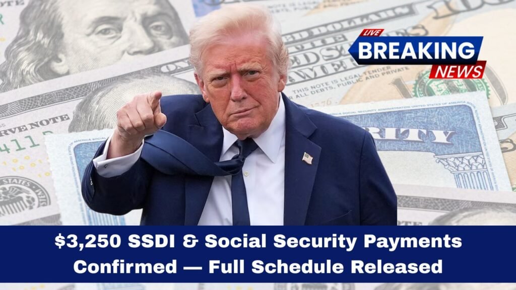 $3,250 SSDI & Social Security Payments Confirmed — Full Schedule Released