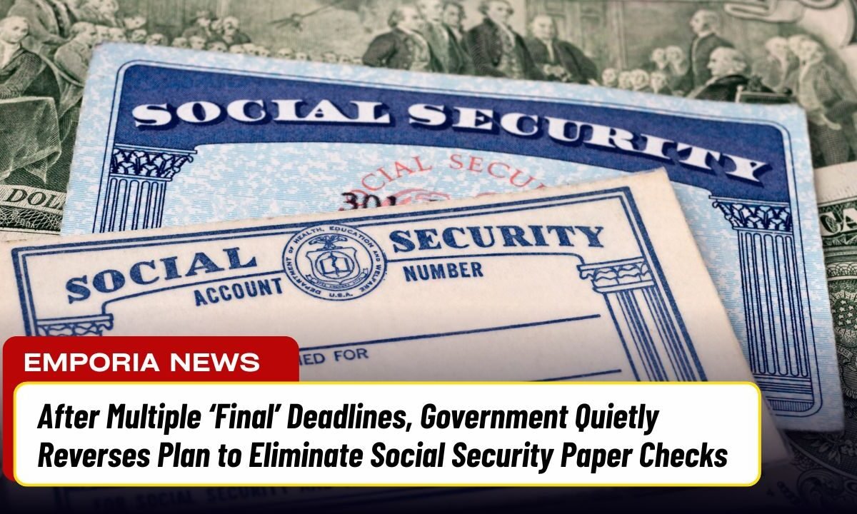 After Multiple ‘Final’ Deadlines, Government Quietly Reverses Plan to Eliminate Social Security Paper Checks