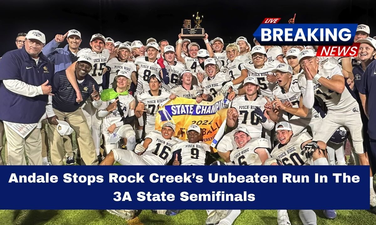 Andale Stops Rock Creek’s Unbeaten Run In The 3A State Semifinals
