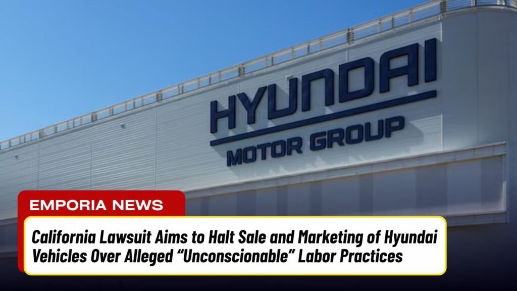 California Lawsuit Aims to Halt Sale and Marketing of Hyundai Vehicles Over Alleged “Unconscionable” Labor Practices