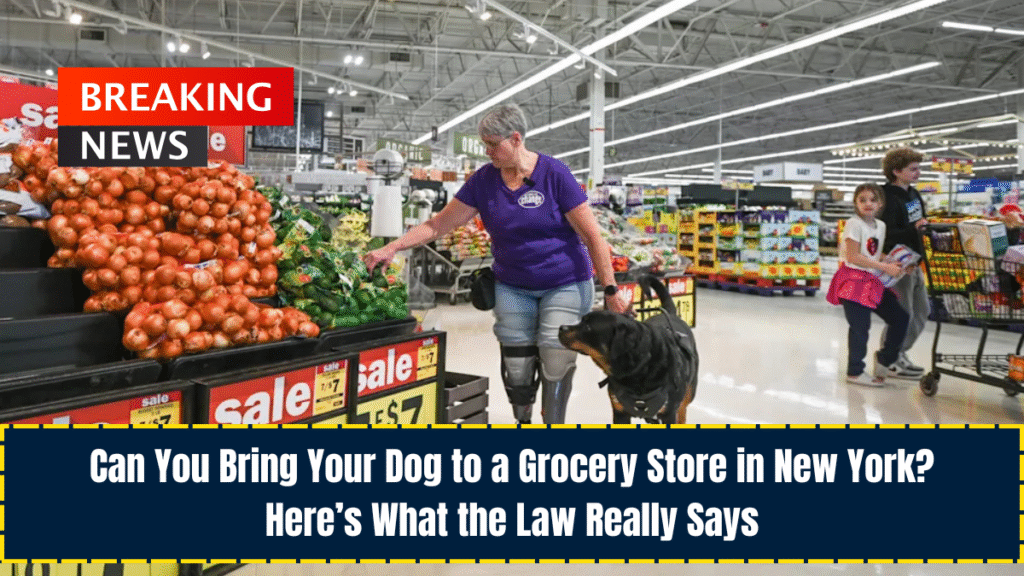 Can You Bring Your Dog to a Grocery Store in New York? Here’s What the Law Really Says
