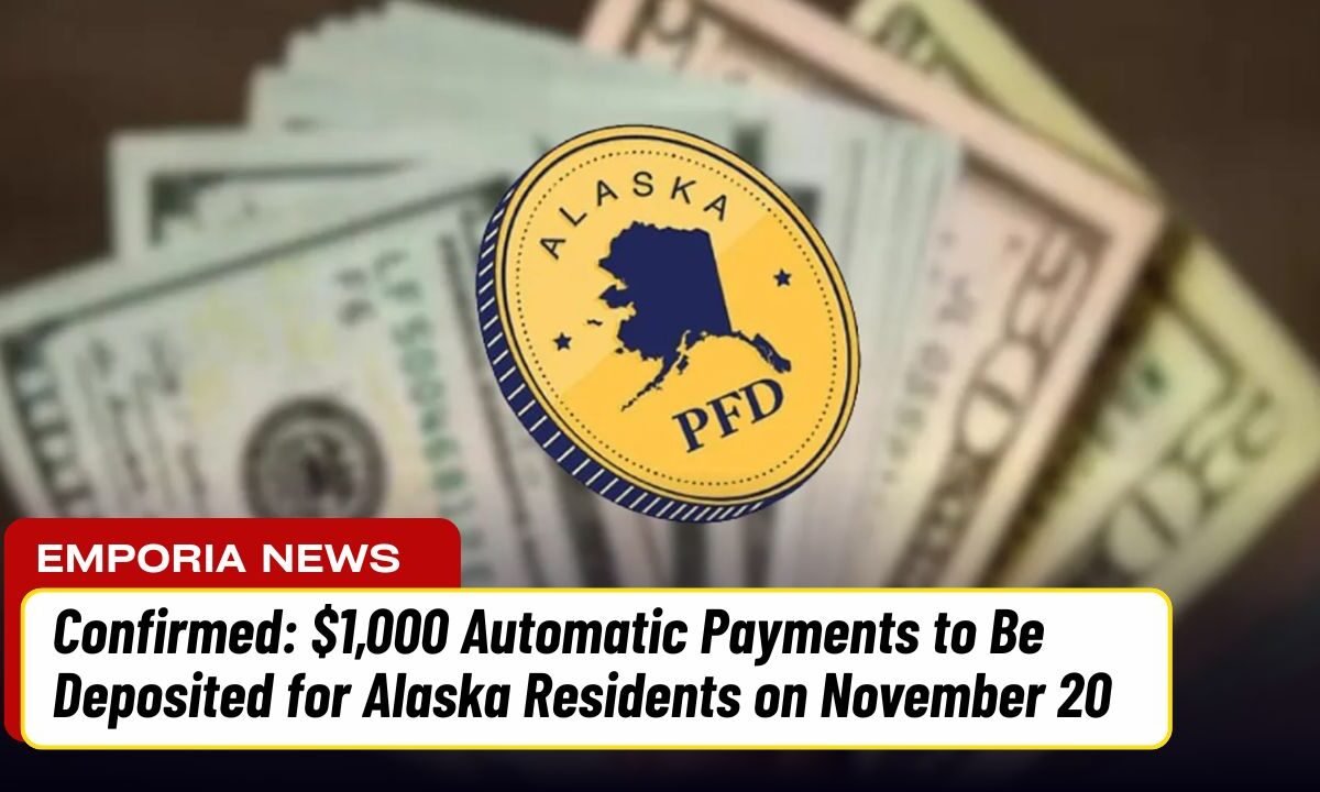 Confirmed: $1,000 Automatic Payments to Be Deposited for Alaska Residents on November 20