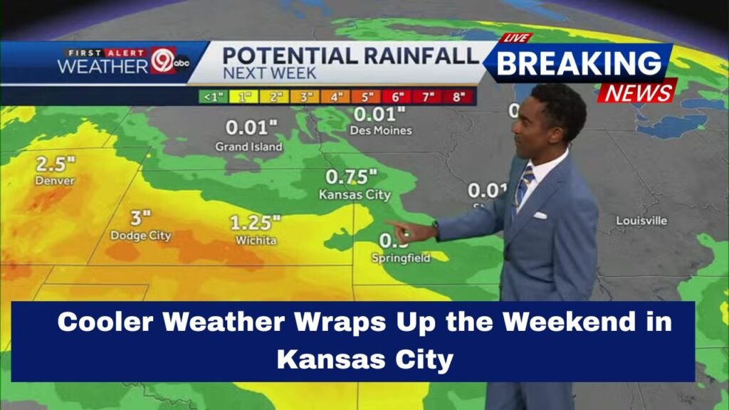 Cooler Weather Wraps Up the Weekend in Kansas City